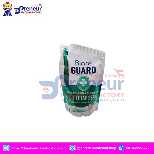 Biore guard body foam lively fresh refill 400 ml